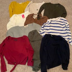 Sweater bundle. 10 sweaters